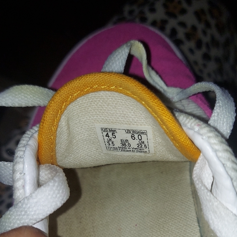 Vans Pink and Cream Sneakers - Picture 14 of 14